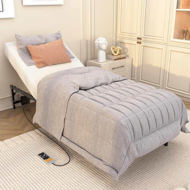 Heated adjustable bed discount